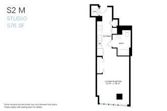 Studio S2m 1111 floor plan